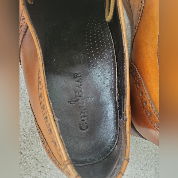 Cole Haan oxford Nike Air brown leather shoes - Picture 6 of 13